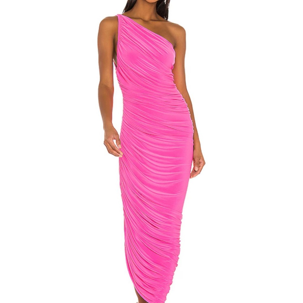 Norma Kamali x REVOLVE Diana Gown in Orchid Pink